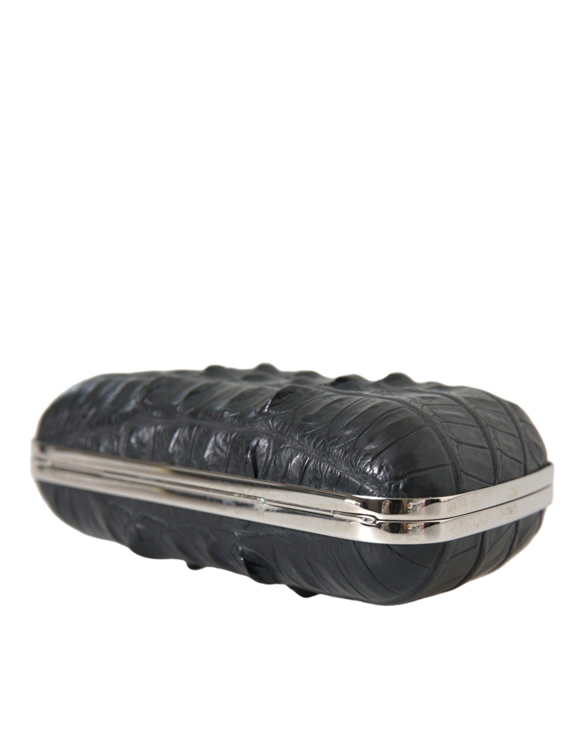 Balenciaga Black Exotic Skin Leather Shoulder Crossbody Box Clutch Bag - Ginchy