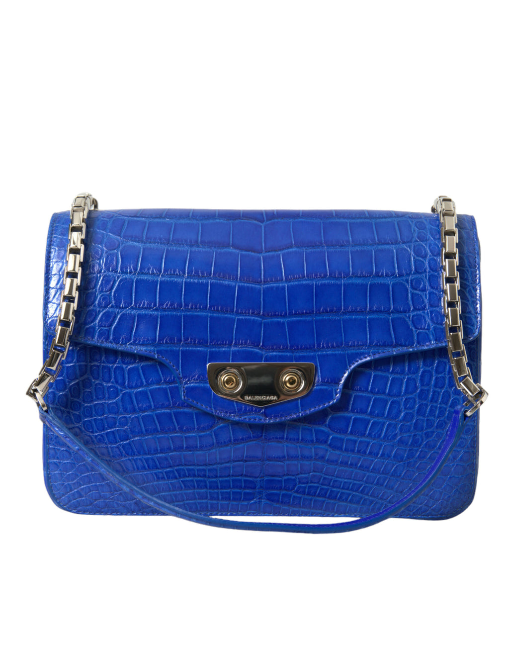 Balenciaga Blue Exotic Leather Neo Classic Small Shoulder Bag - Ginchy