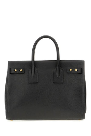 Saint Laurent Black Calf Leather Sac De Jour Handbag - Ginchy