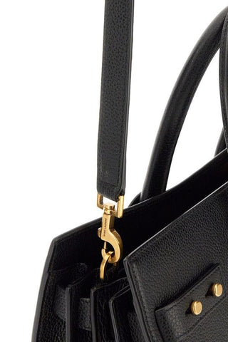 Saint Laurent Black Calf Leather Sac De Jour Handbag - Ginchy