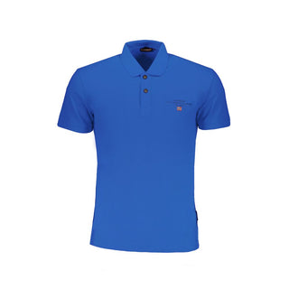 Napapijri Blue Cotton Polo Shirt - Ginchy