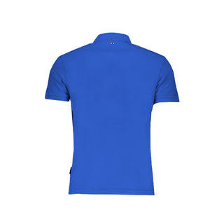 Napapijri Blue Cotton Polo Shirt - Ginchy