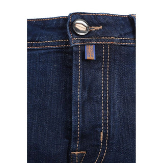 Jacob Cohen Blue Cotton Jeans & Pant - Ginchy