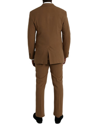 Prada Brown Cashmere 2 Piece Single Breasted Suit - Ginchy
