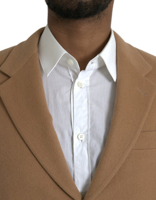 Prada Brown Cashmere 2 Piece Single Breasted Suit - Ginchy