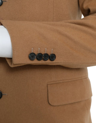 Prada Brown Cashmere 2 Piece Single Breasted Suit - Ginchy