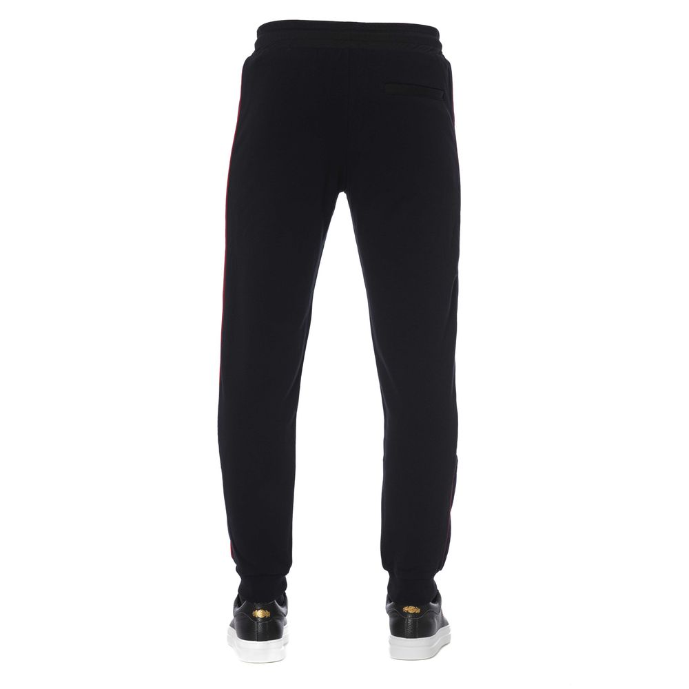 Trussardi Black Cotton Men's Sports Pant - Ginchy