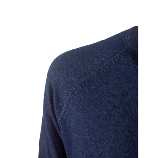 Emilio Romanelli Light Blue Cashmere Men Sweater - Ginchy