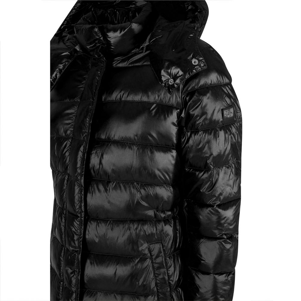 Yes Zee Black Polyamide Women Jacket - Ginchy