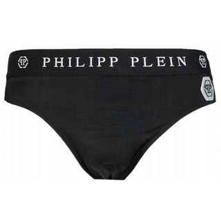 Philipp Plein Black Polyamide Men Swim Brief