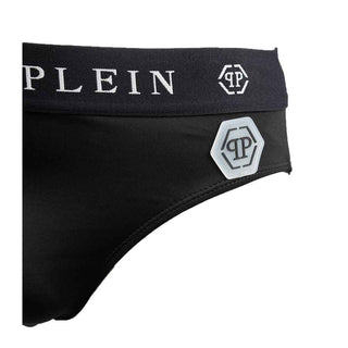 Philipp Plein Black Polyamide Men Swim Brief
