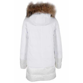 Yes Zee Chic Quilted Nylon Down Jacket with Fur Hood - Ginchy