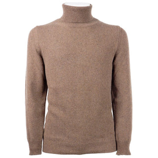 Emilio Romanelli Brown Cashmere Men Sweater - Ginchy