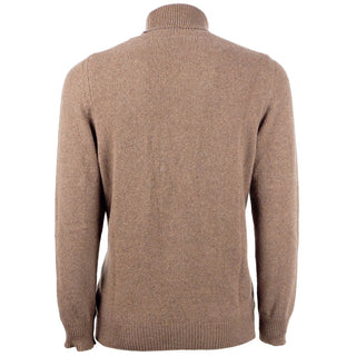 Emilio Romanelli Brown Cashmere Men Sweater - Ginchy