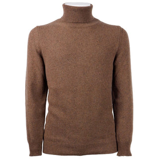 Emilio Romanelli Brown Cashmere Men Sweater - Ginchy