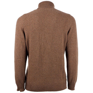 Emilio Romanelli Brown Cashmere Men Sweater - Ginchy