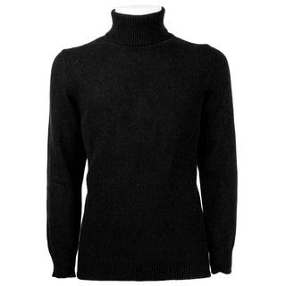 Emilio Romanelli Black Cashmere Men Sweater - Ginchy