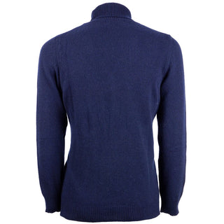 Emilio Romanelli Blue Cashmere Men Sweater - Ginchy