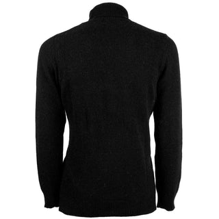 Emilio Romanelli Black Cashmere Men Sweater - Ginchy