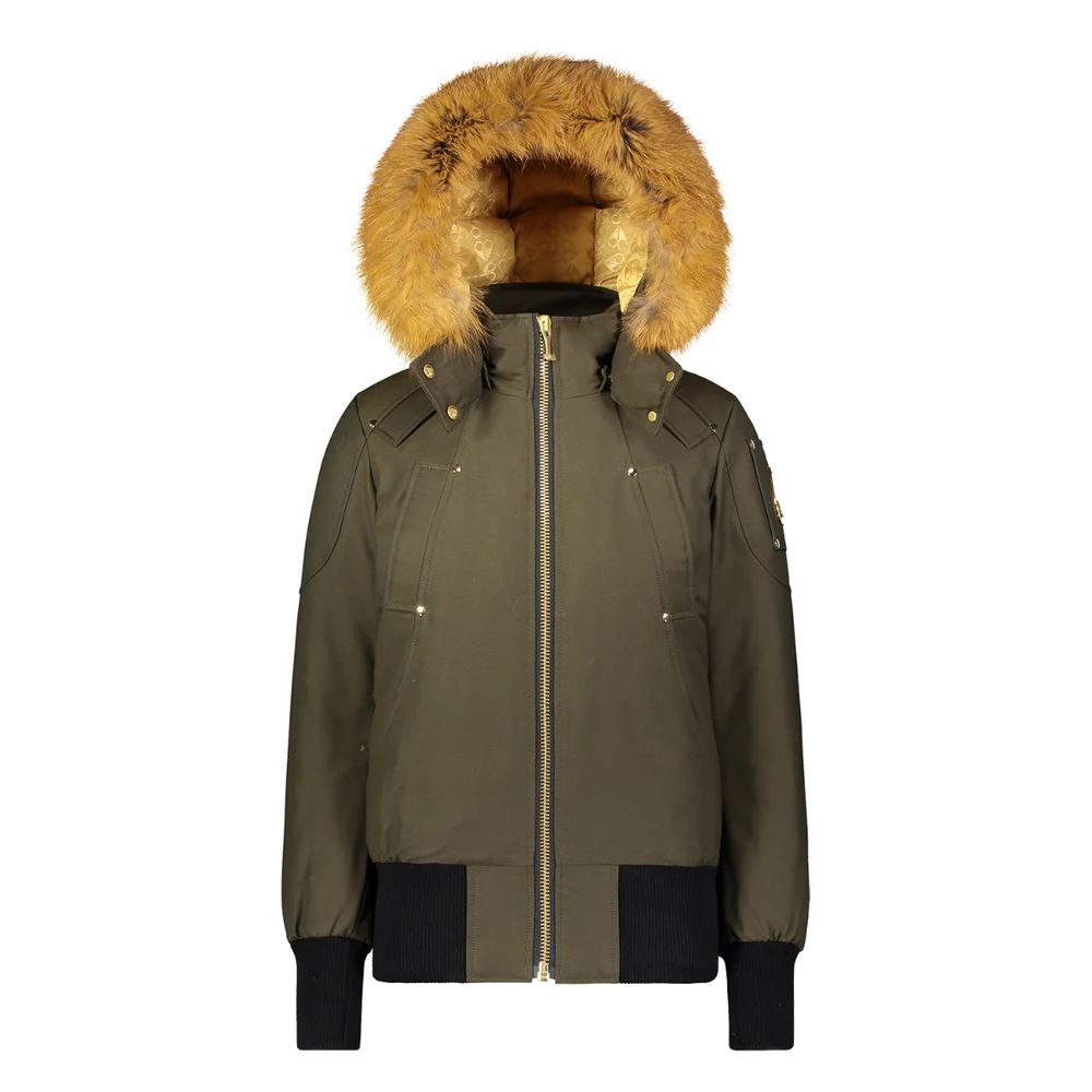 Moose Knuckles Army Nylon Women Bomber Jacket - Ginchy