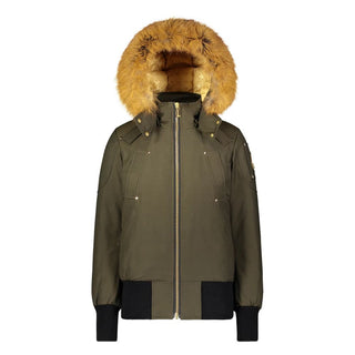 Moose Knuckles Army Nylon Women Bomber Jacket - Ginchy