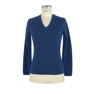 Emilio Romanelli Blue Cashmere Women Sweater - Ginchy