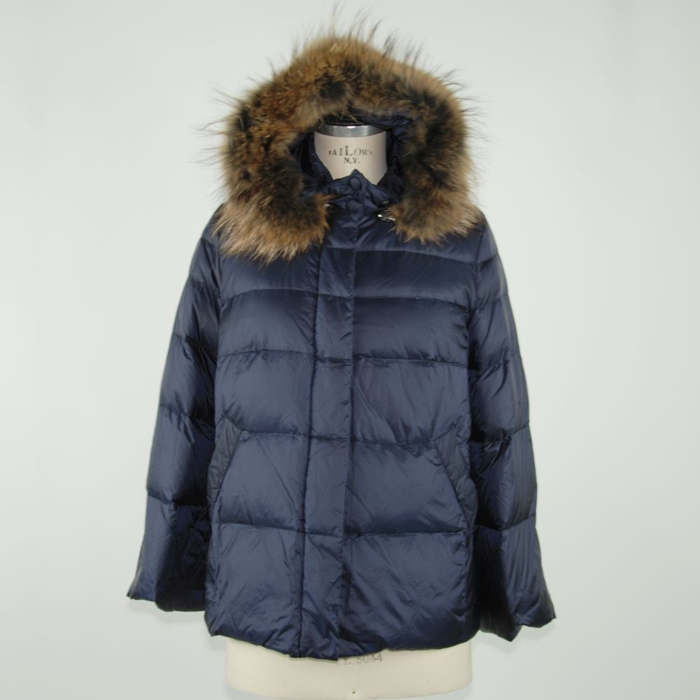Emilio Romanelli Blue Polyamide Women Jacket - Ginchy