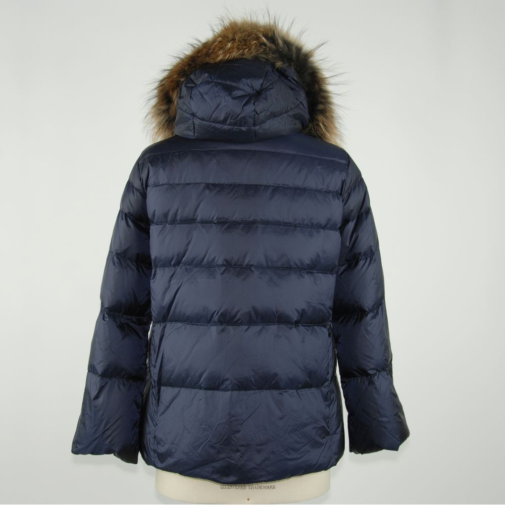 Emilio Romanelli Blue Polyamide Women Jacket - Ginchy