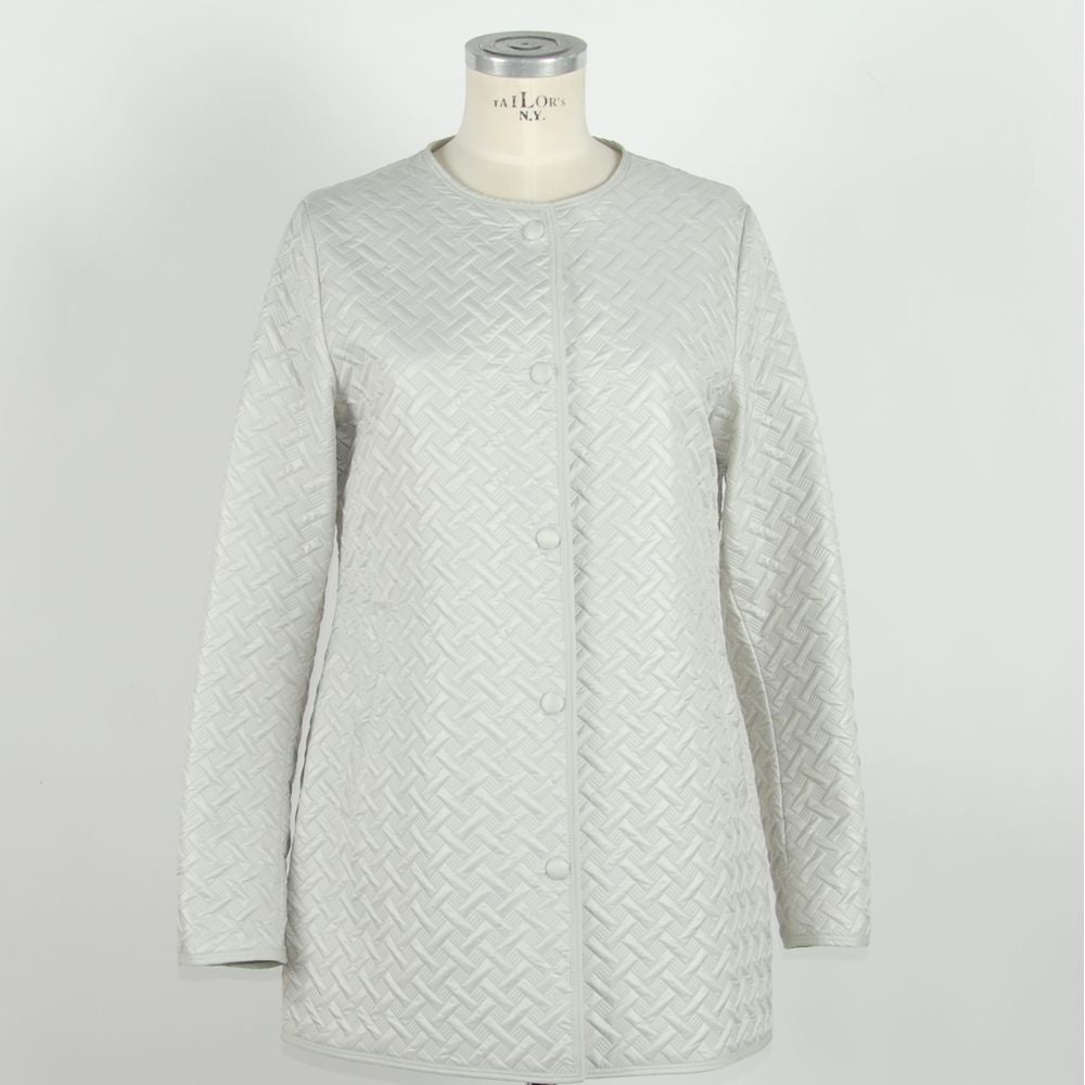 Emilio Romanelli White Polyester Women Jacket - Ginchy
