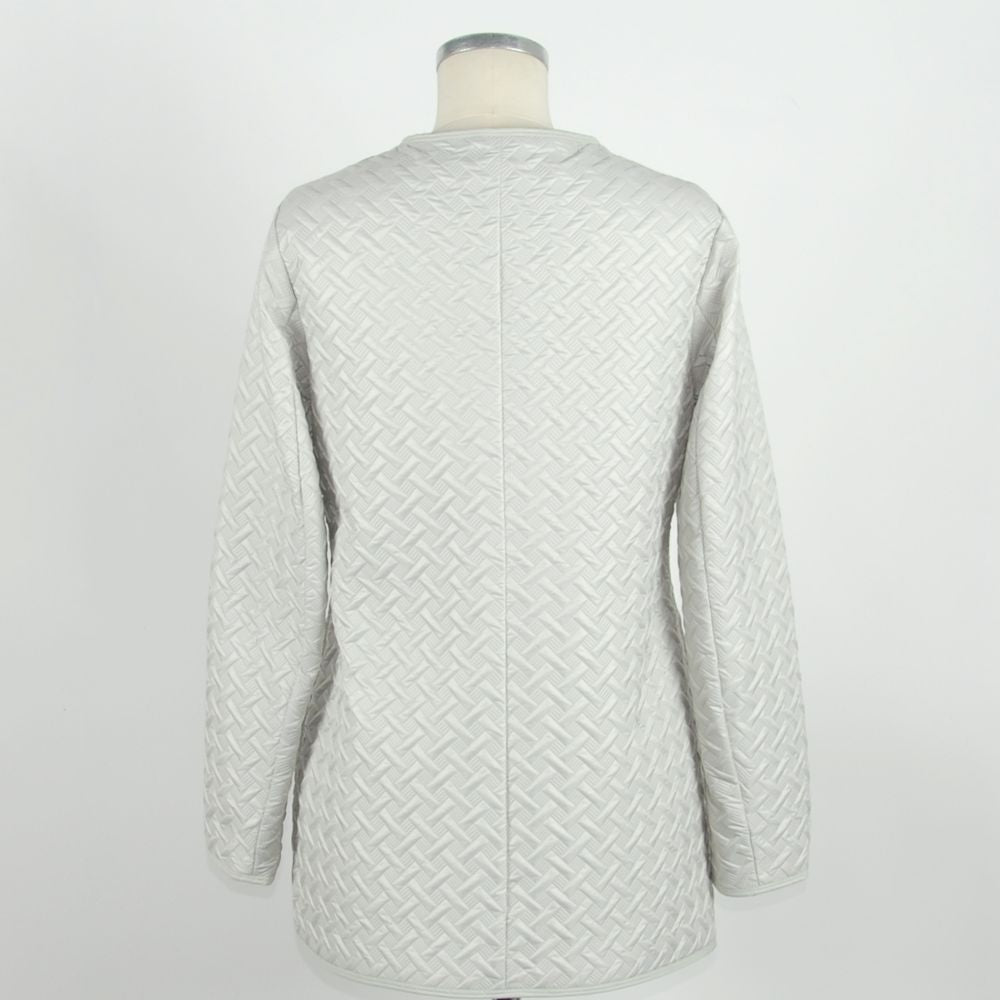 Emilio Romanelli White Polyester Women Jacket - Ginchy