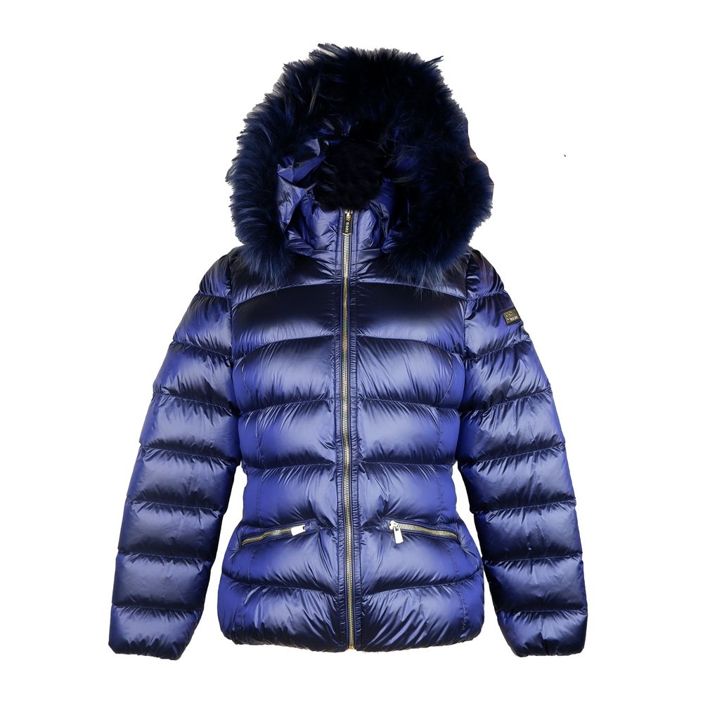 Chic Blue Yes Zee Jacket with Murmasky Fur - Ginchy