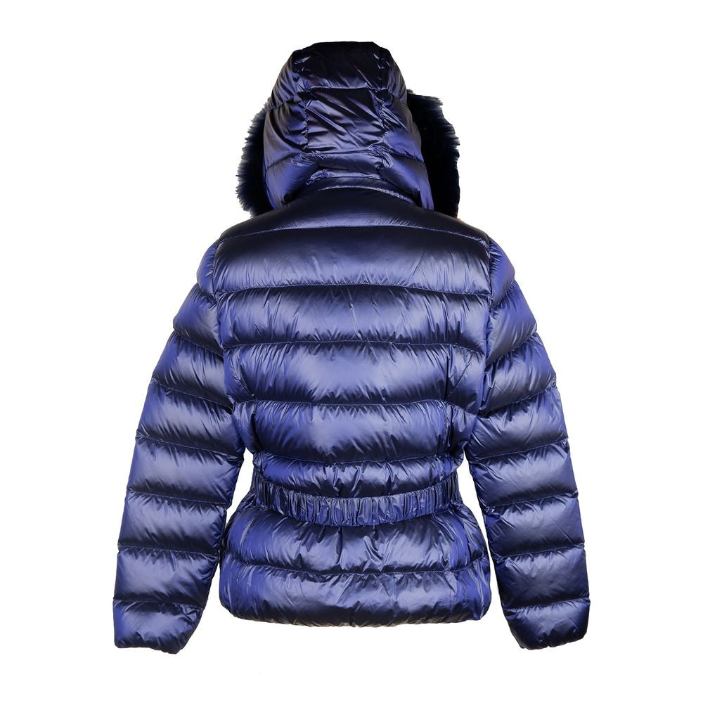 Chic Blue Yes Zee Jacket with Murmasky Fur - Ginchy