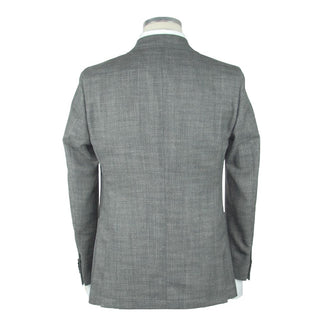 Emilio Romanelli Gray Wool Men's Blazer - Ginchy