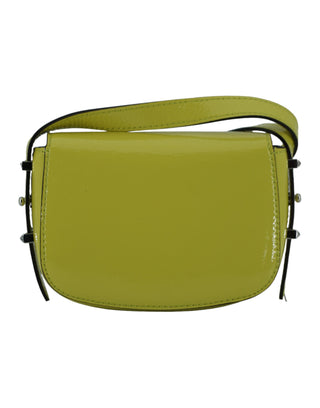 Jimmy Choo Lime Yellow Leather Small Shoulder Bag - Ginchy