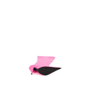Balenciaga Elegant Pink Polyester Ankle Boots - Ginchy
