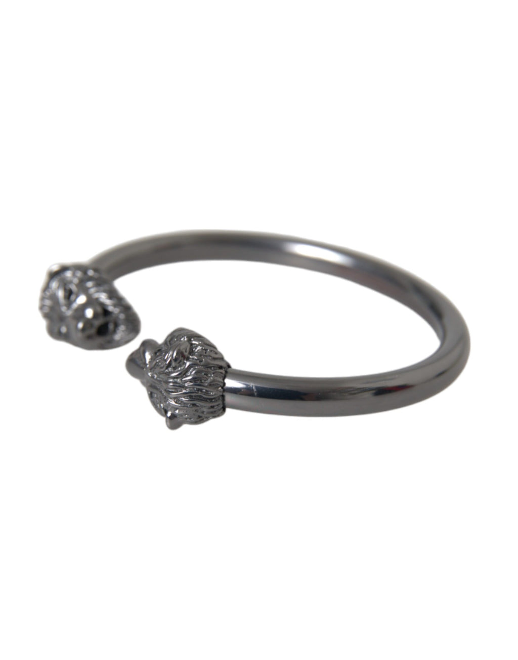 Nialaya Black Rhodium Lion Bangle Bracelet Women - Ginchy