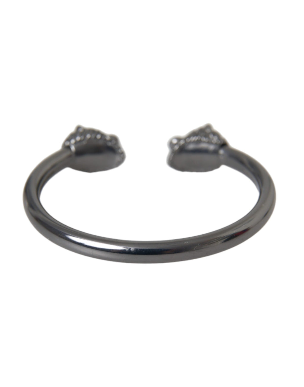 Nialaya Black Rhodium Lion Bangle Bracelet Women - Ginchy
