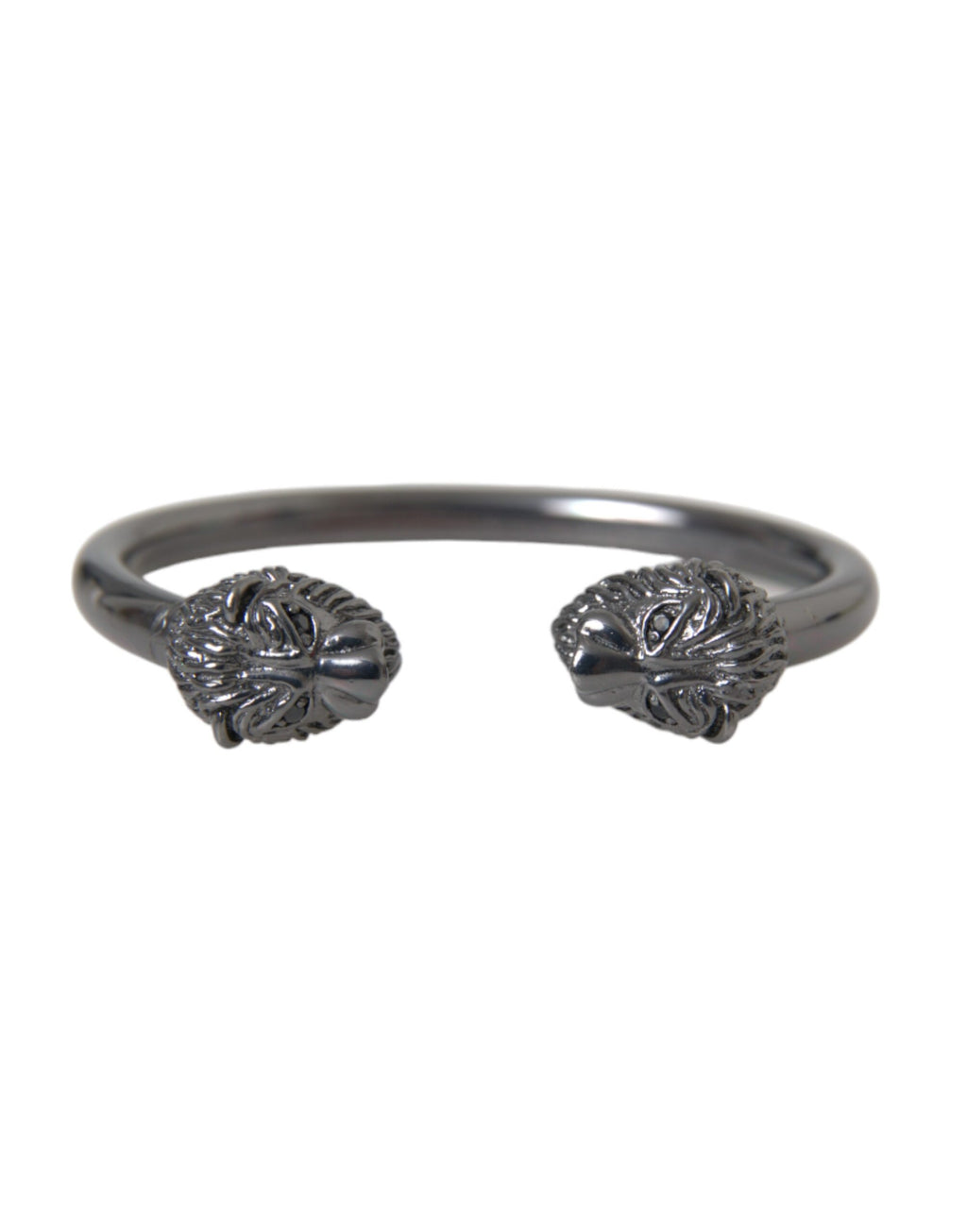 Nialaya Black Rhodium Lion Bangle Bracelet Women - Ginchy