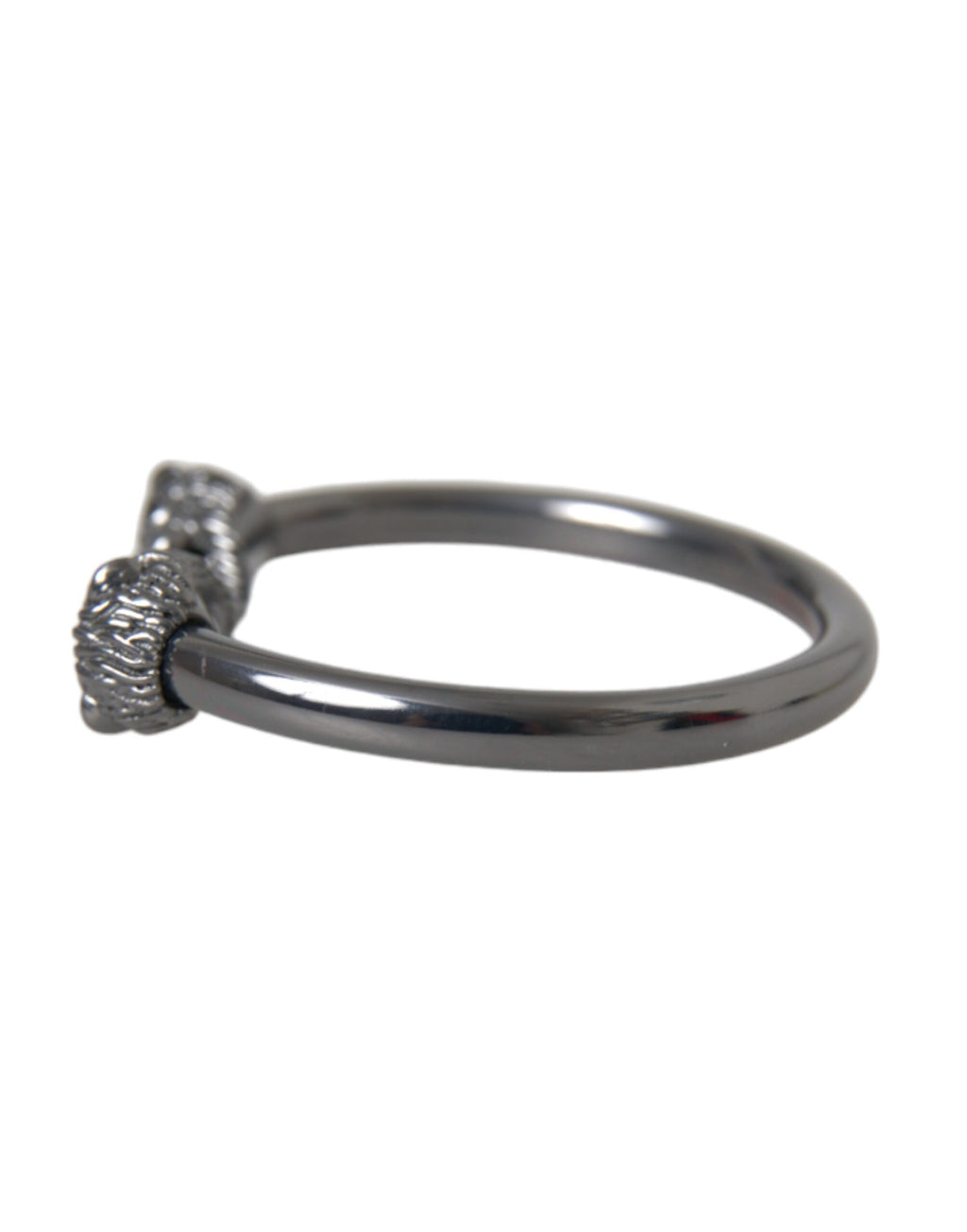 Nialaya Black Rhodium Lion Bangle Bracelet Women - Ginchy