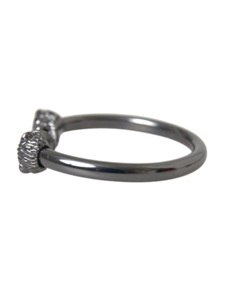 Nialaya Black Rhodium Lion Bangle Bracelet Women - Ginchy
