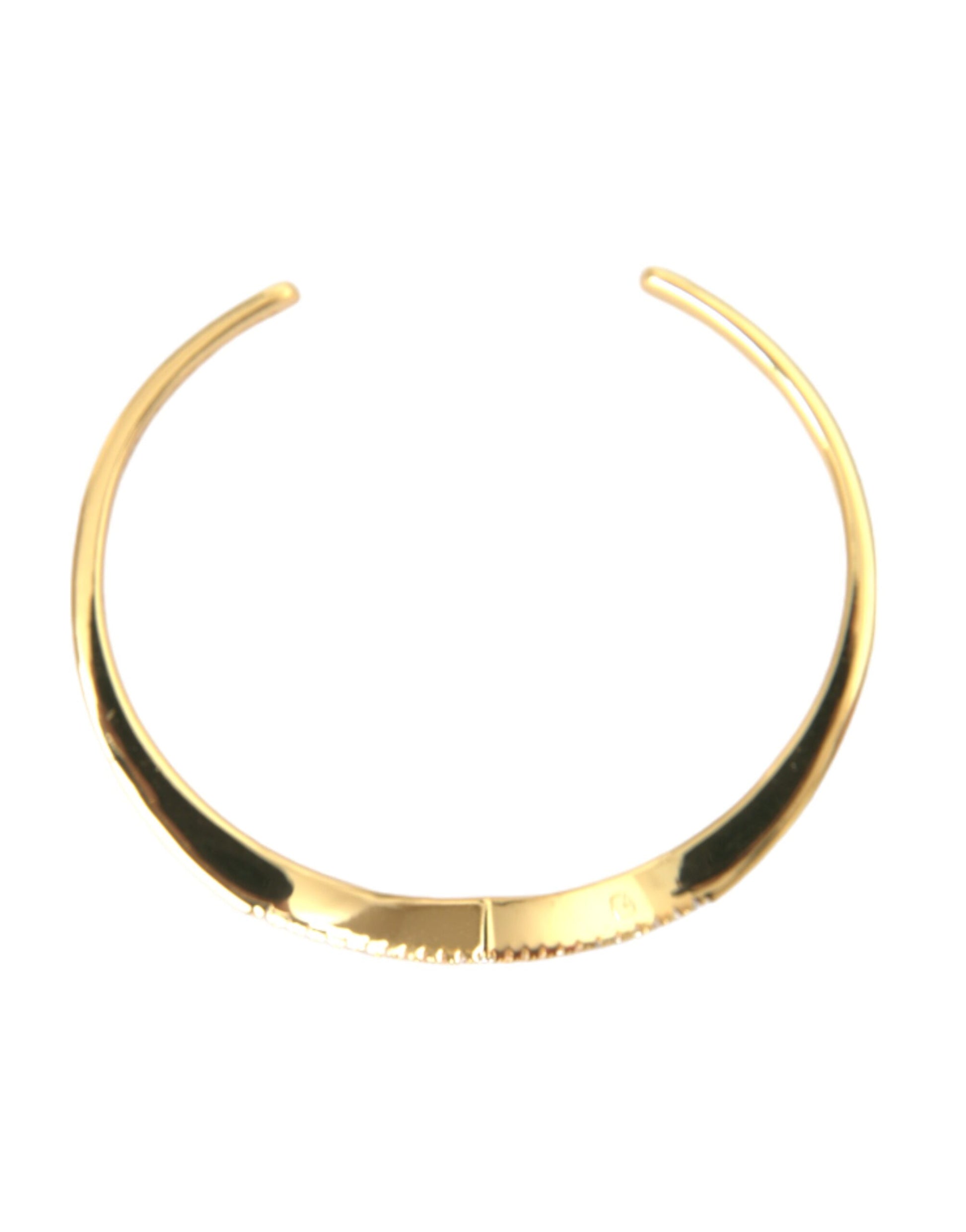 Nialaya Arched Wing Cuff Skyfall Gold CZ 925 Bracelet - Ginchy