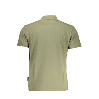 Napapijri Green Cotton Mens Polo Shirt - Ginchy