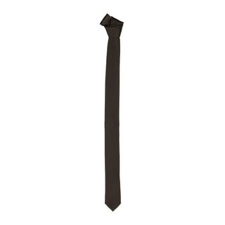 Emilio Romanelli Elegant Burgundy Silk Slim Tie - 40mm - Ginchy