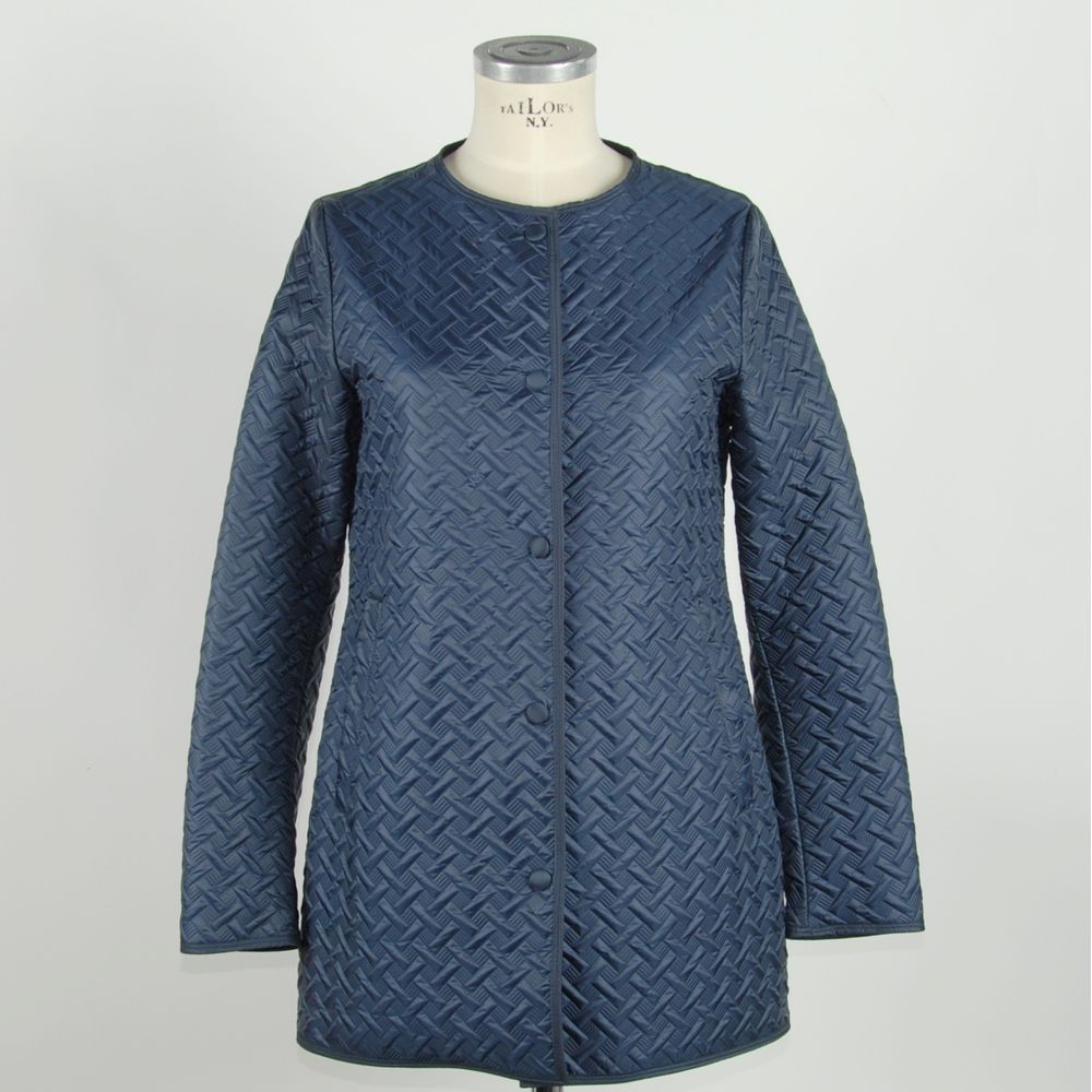 Emilio Romanelli Blue Polyester Women Jacket - Ginchy