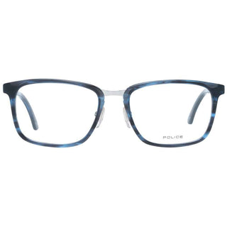 Police Blue Men Glasses Frame