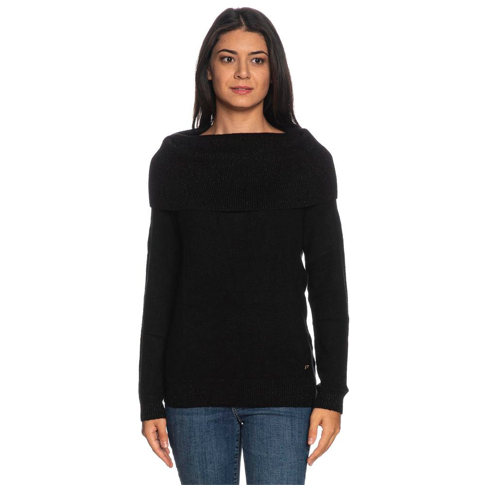 Yes Zee Black Viscose Sweater - Ginchy