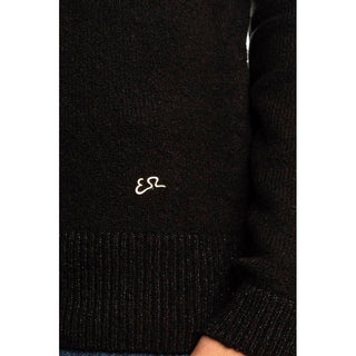 Yes Zee Black Viscose Sweater - Ginchy