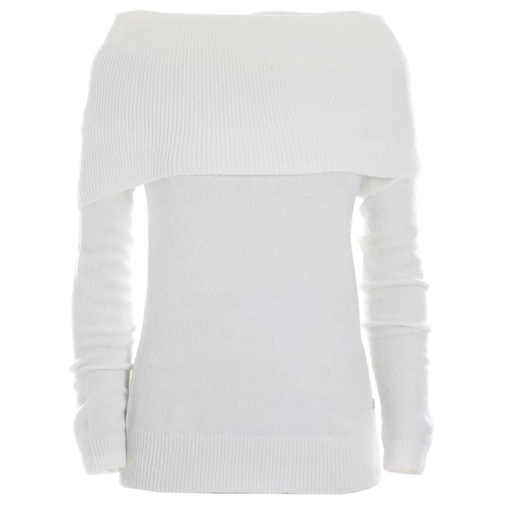 Yes Zee White Viscose Sweater - Ginchy