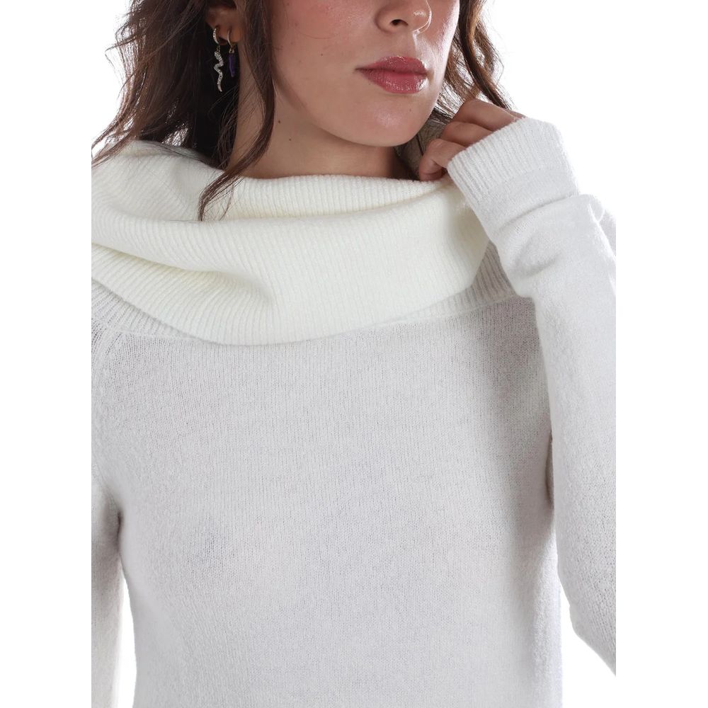 Yes Zee White Viscose Sweater - Ginchy