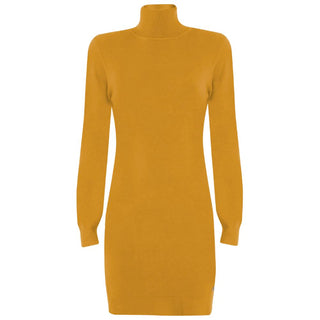 Yes Zee Yellow Viscose Dress - Ginchy